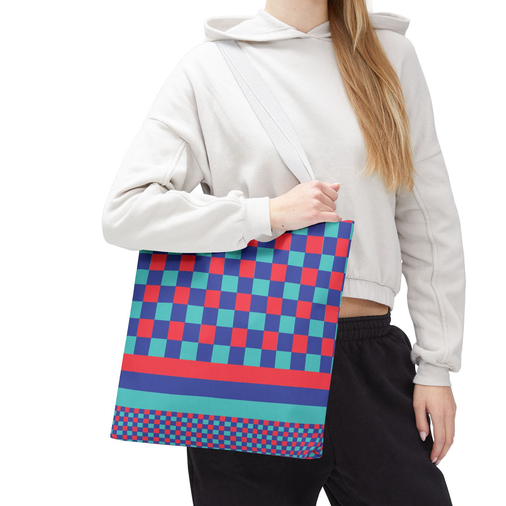Colorblock Tote Bag