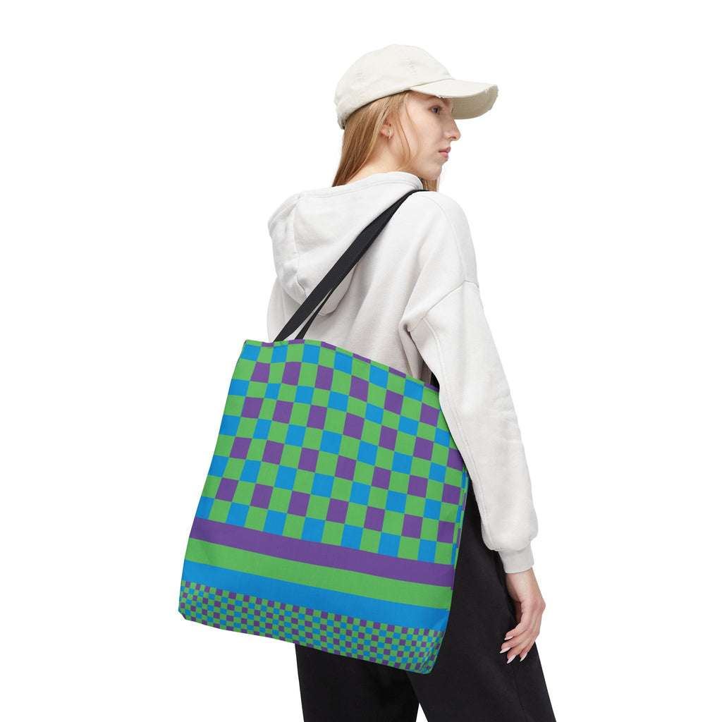Colorblock Tote Bag