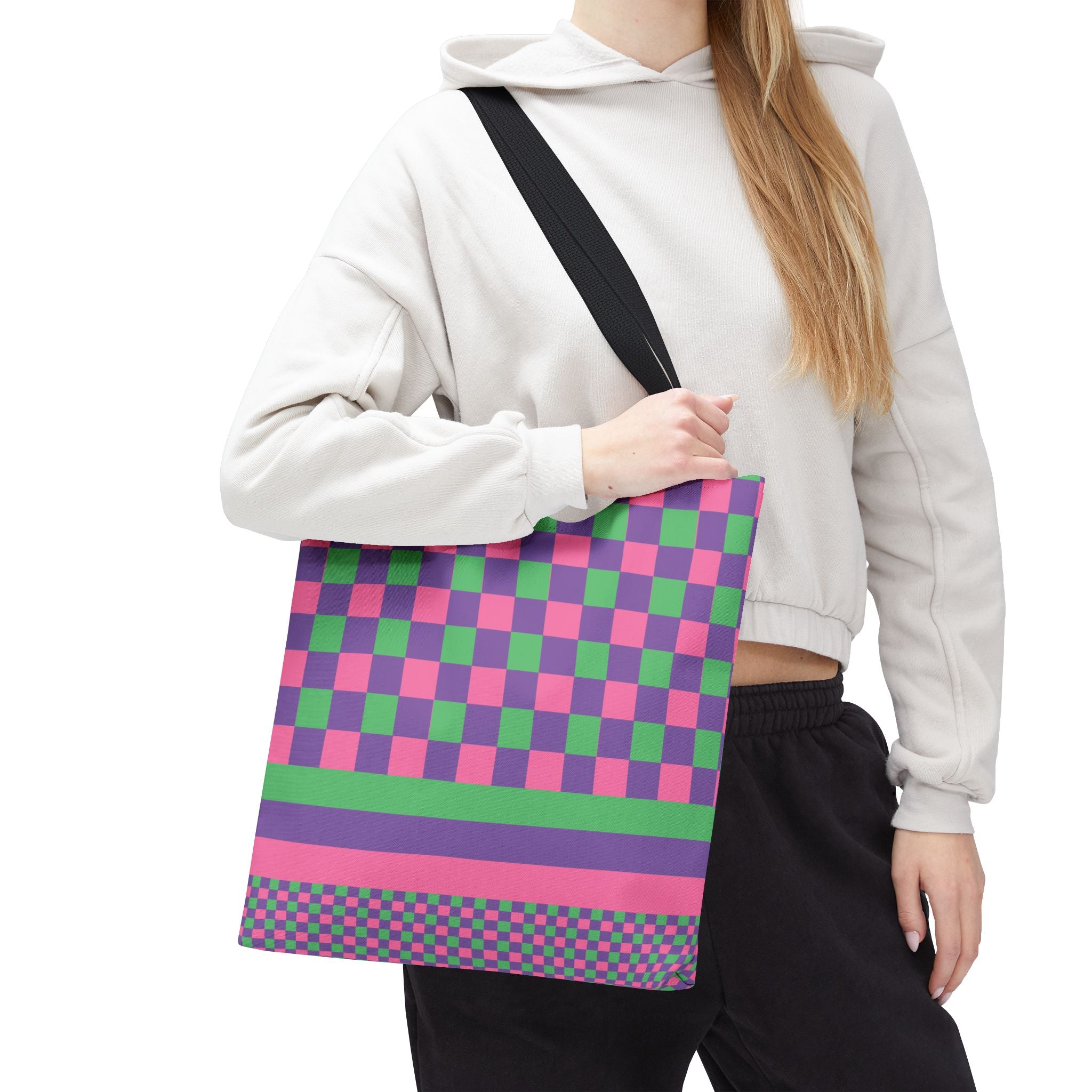 Colorblock Tote Bag