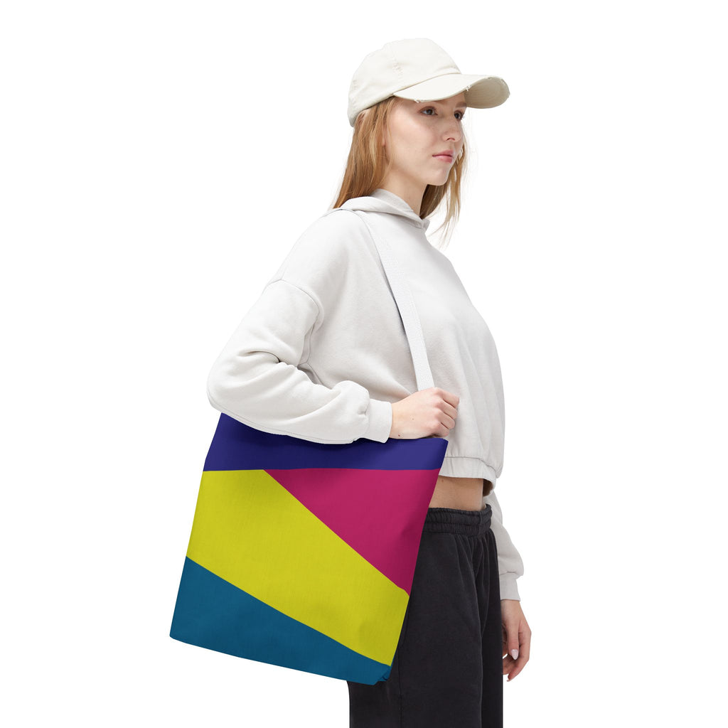 Colorblock Tote Bag
