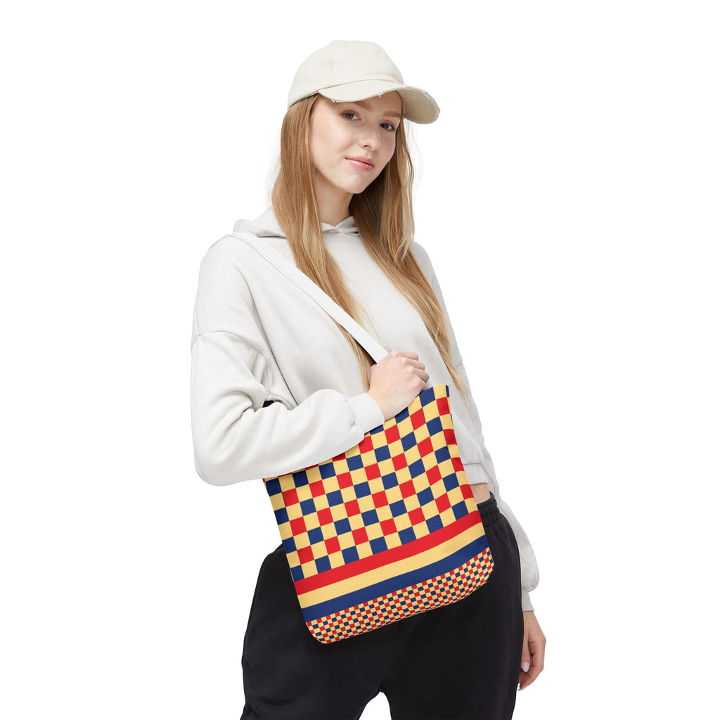 Colorblock Tote Bag