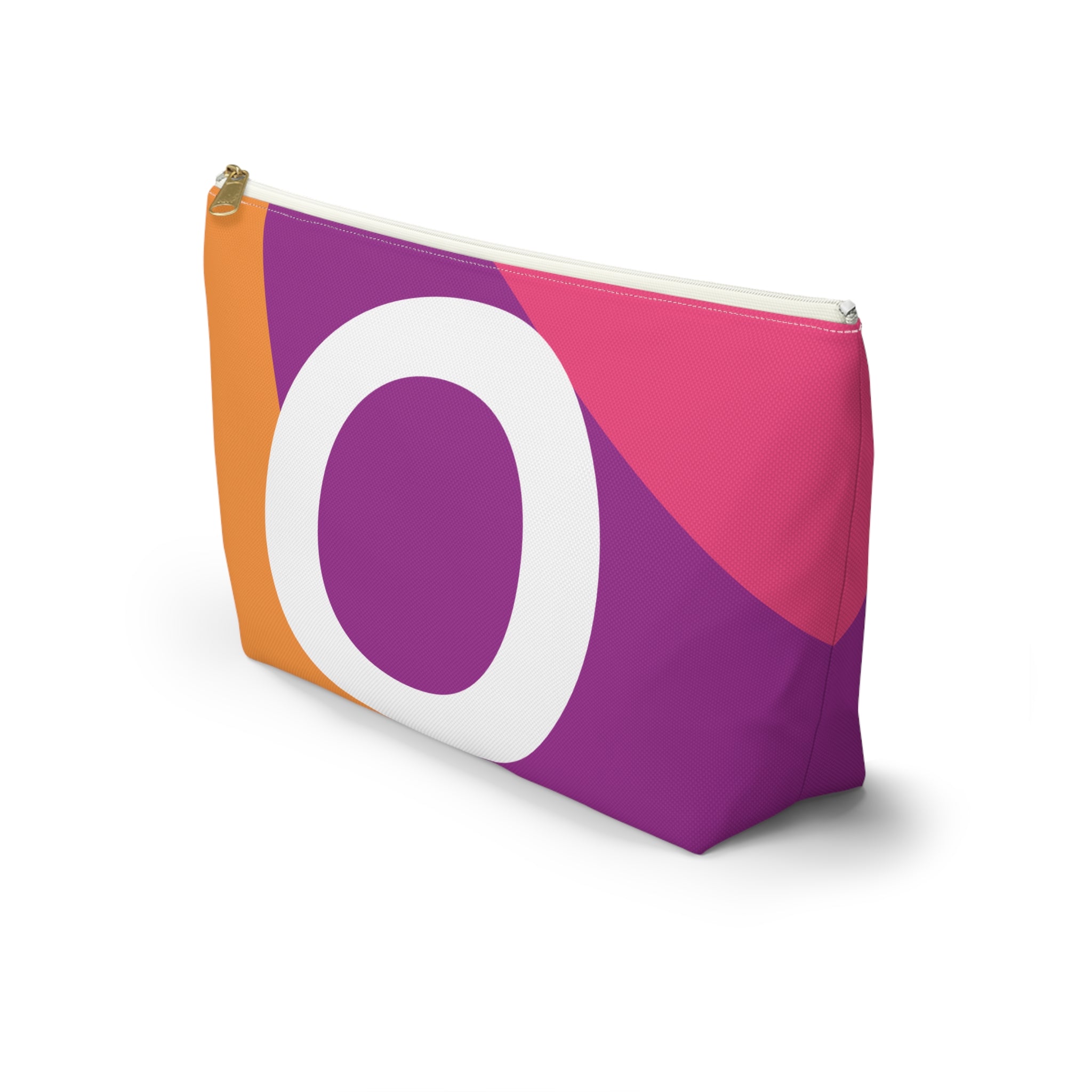 Colorblock Accessory Pouch — Monogram O T-Bottom Cosmetic Bag