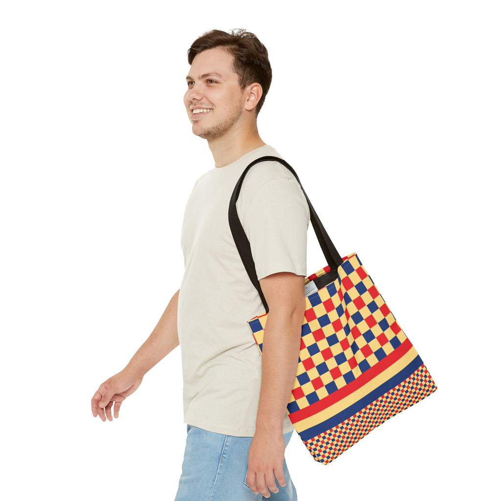 Colorblock Tote Bag
