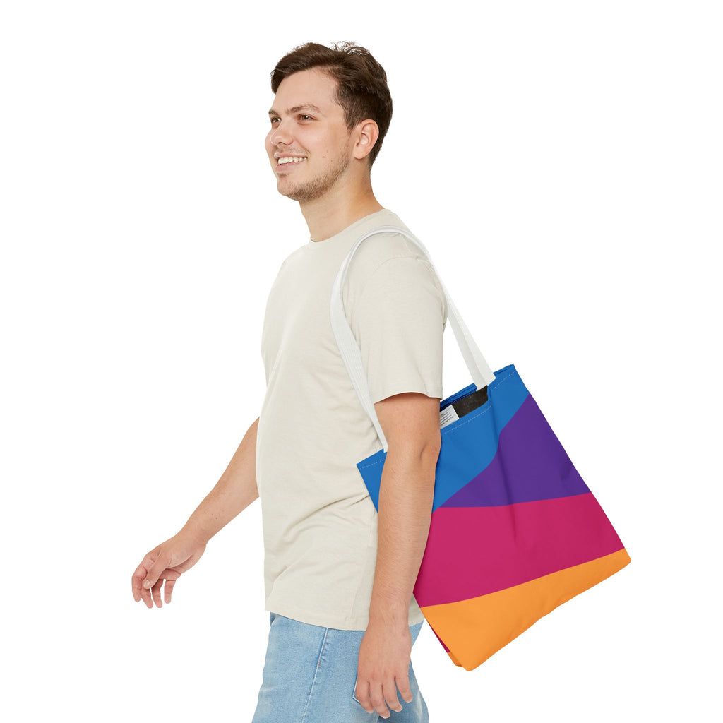 Colorblock Tote Bag