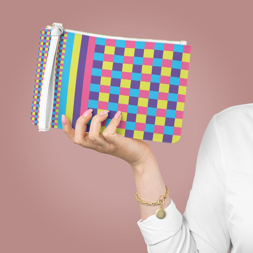 Colorblock Clutch Bag