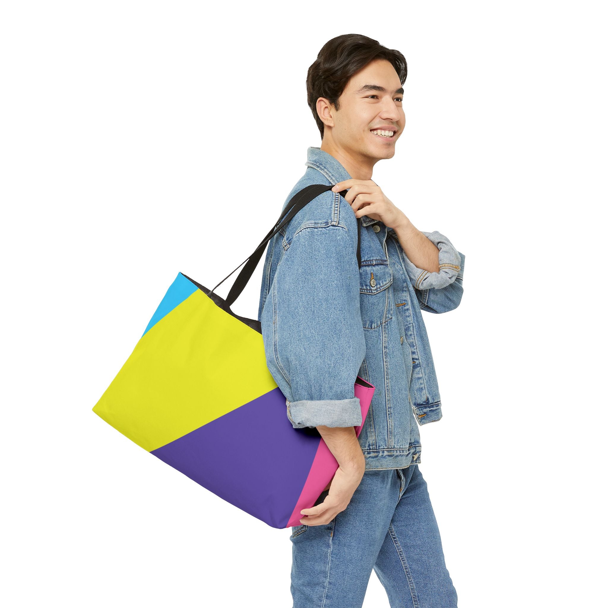 Colorblock Tote Bag
