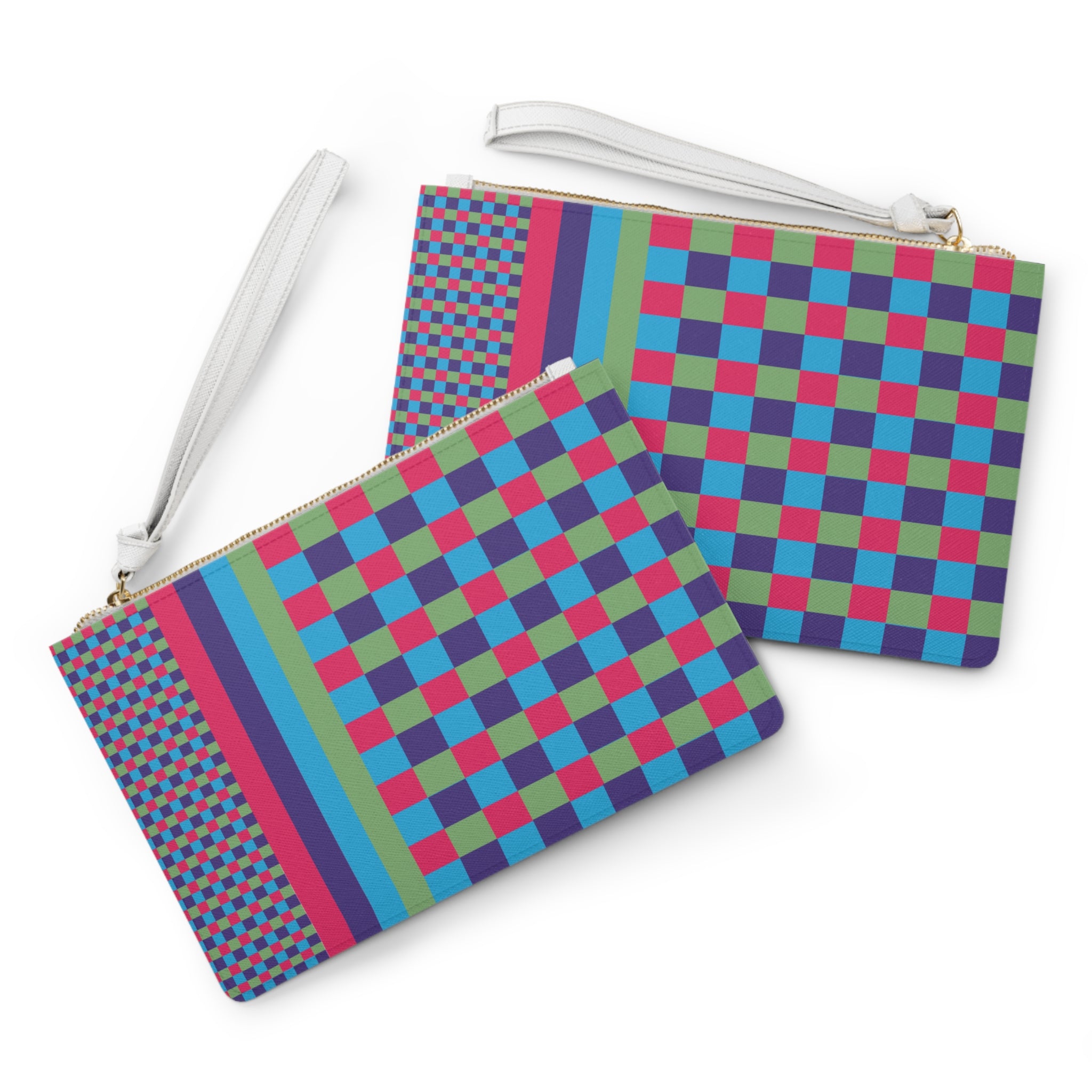 Colorblock Clutch Bag