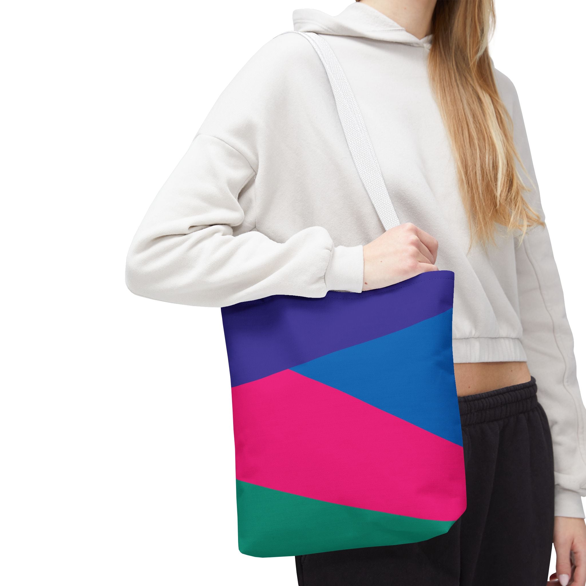 Colorblock Tote Bag