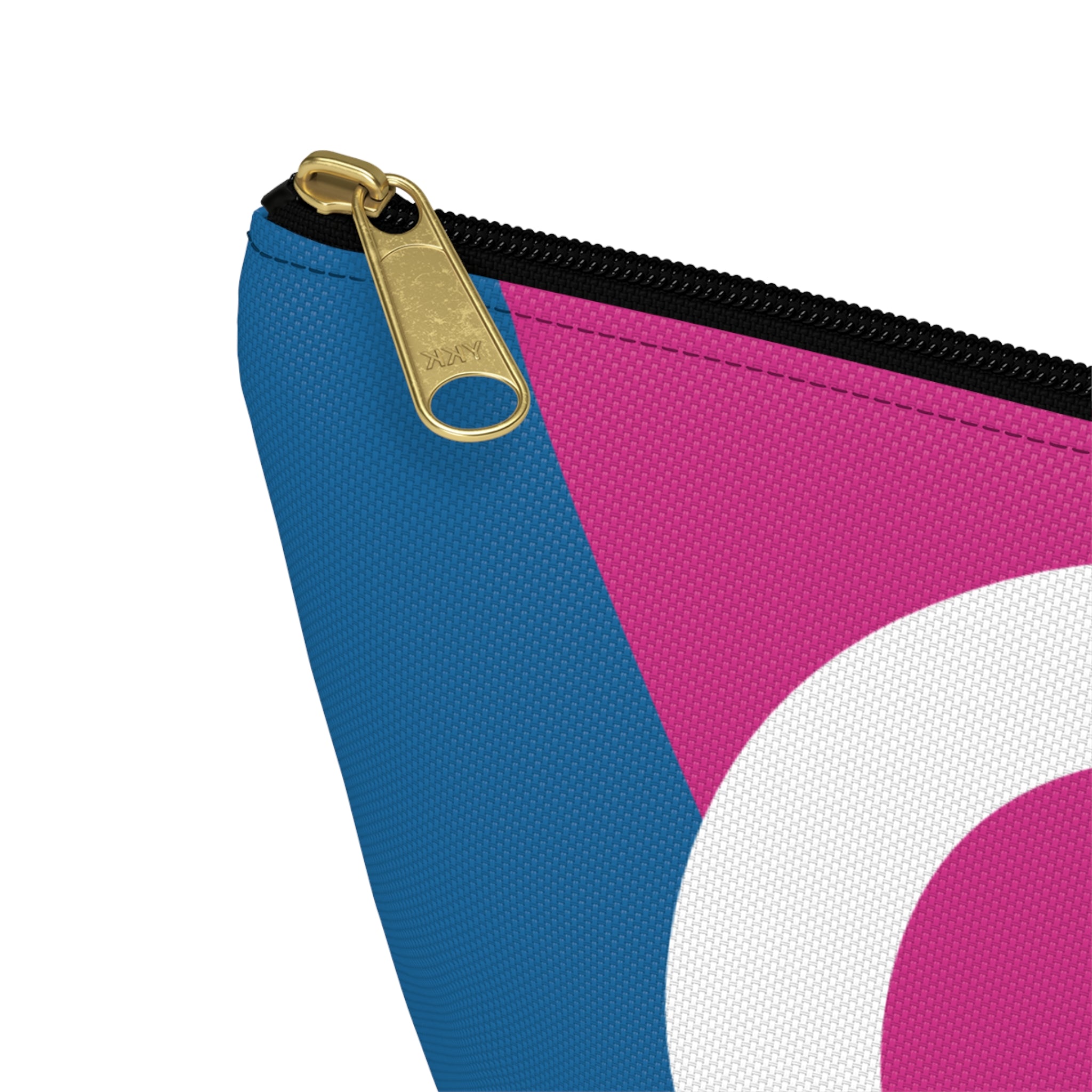 Initials Colorblock Accessory Pouch — Monogram G T-Bottom Cosmetic Bag