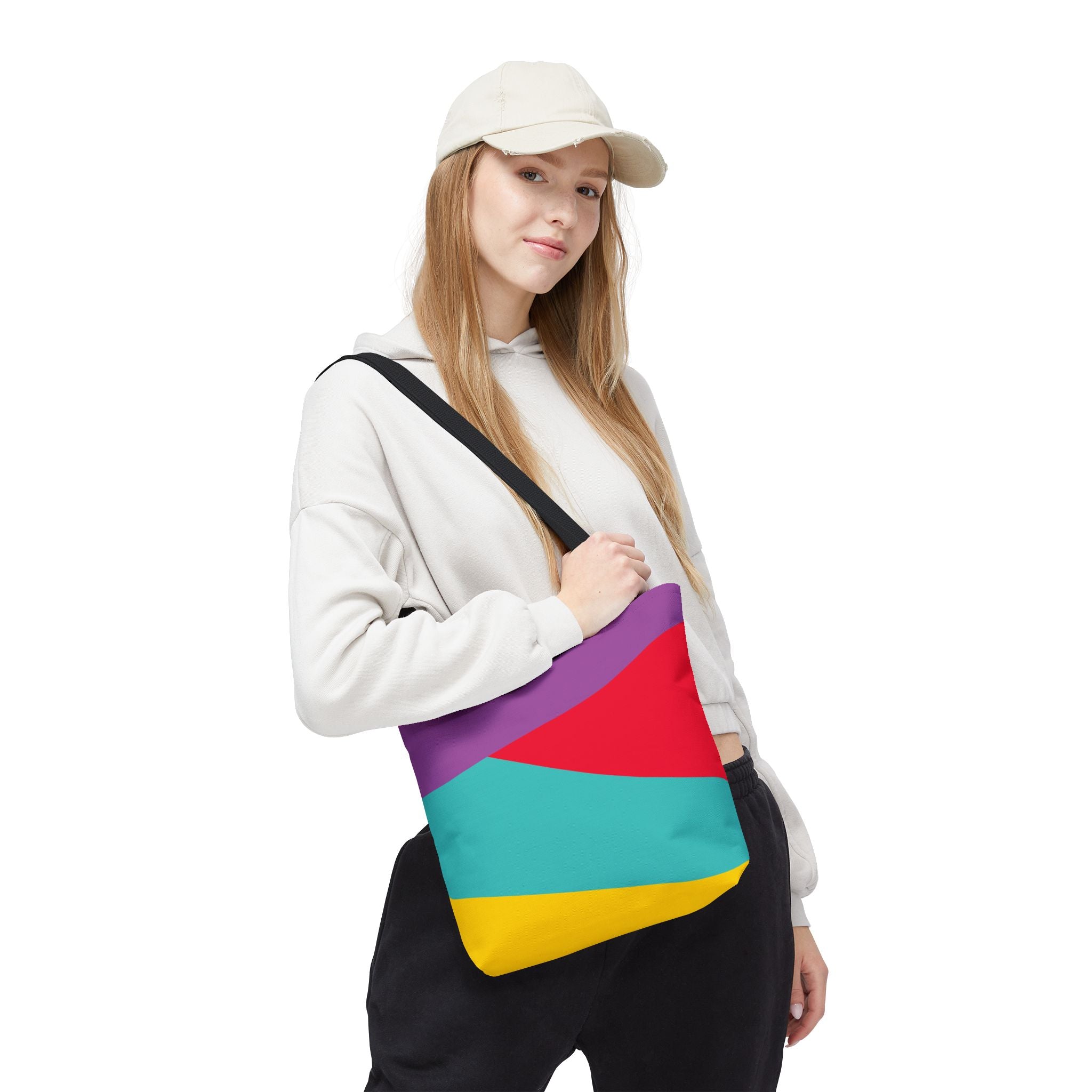 Colorblock Tote Bag