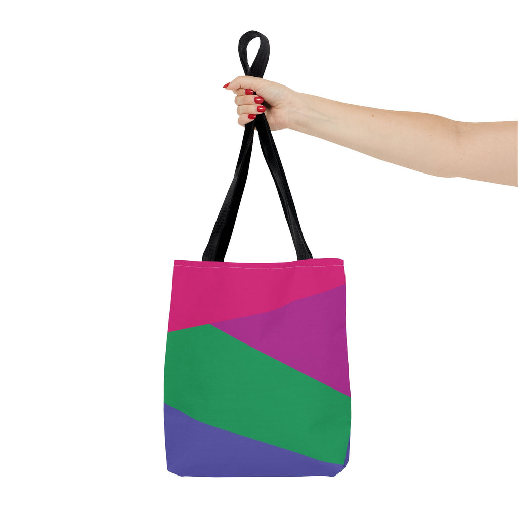 Colorblock Tote Bag