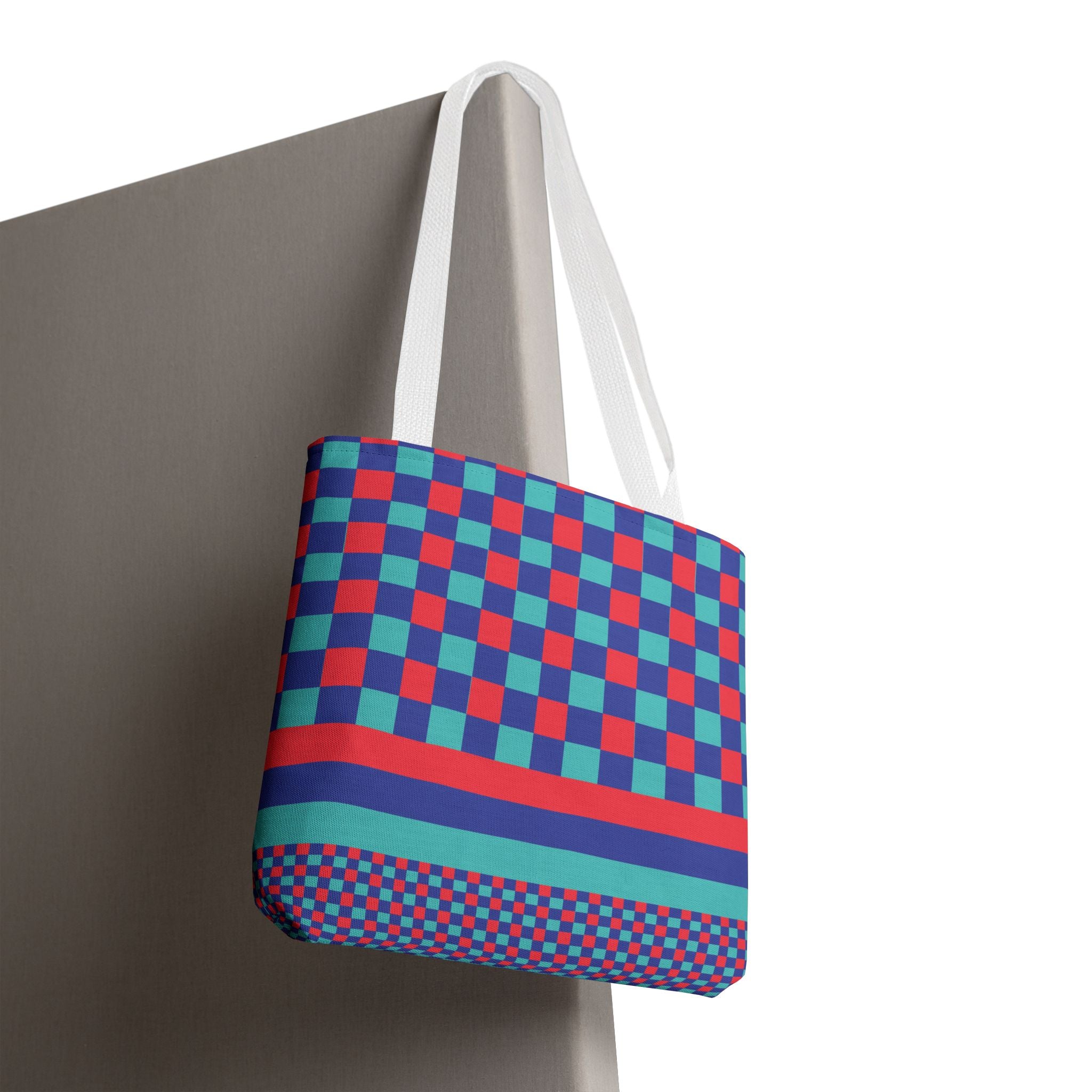 Colorblock Tote Bag