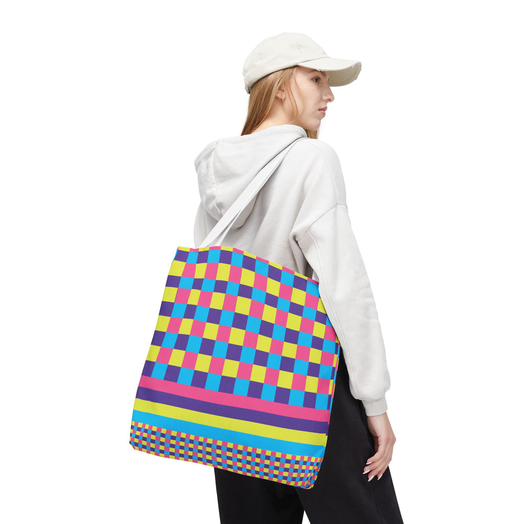 Colorblock Tote Bag