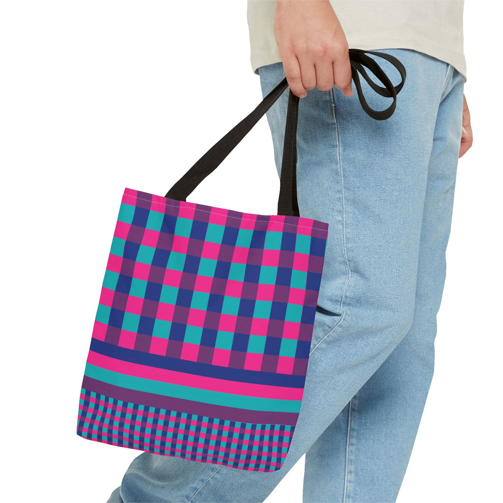 Colorblock Tote Bag