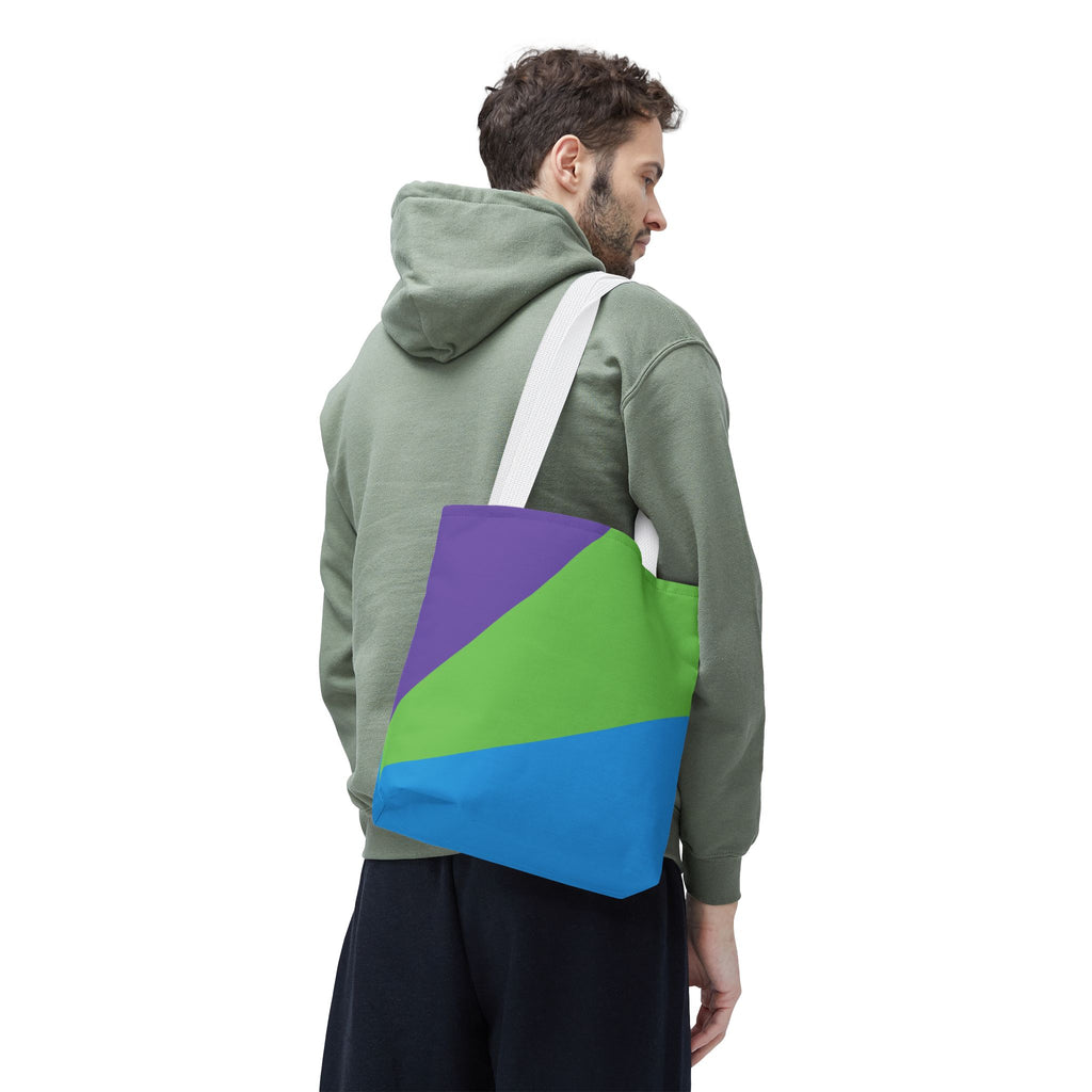 Colorblock Tote Bag