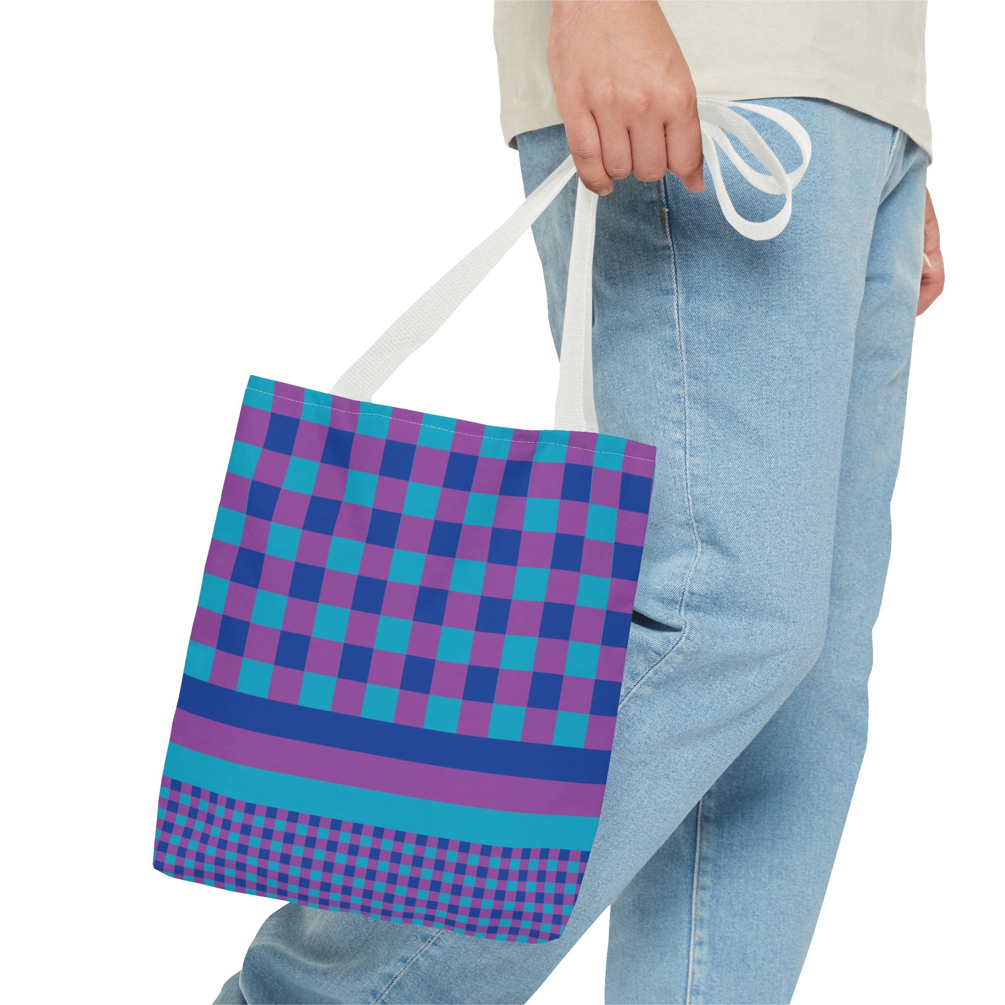 Colorblock Tote Bag