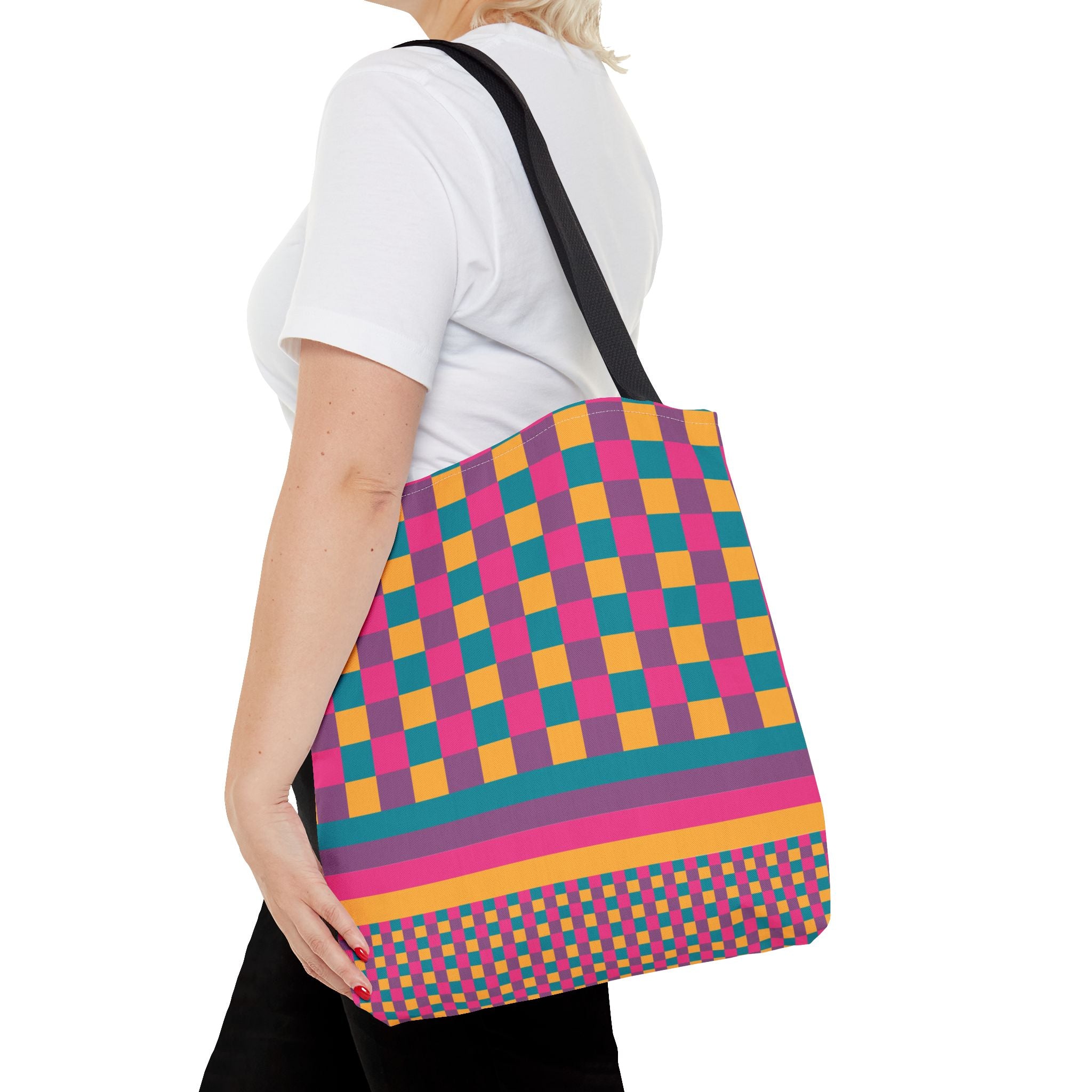 Colorblock Tote Bag