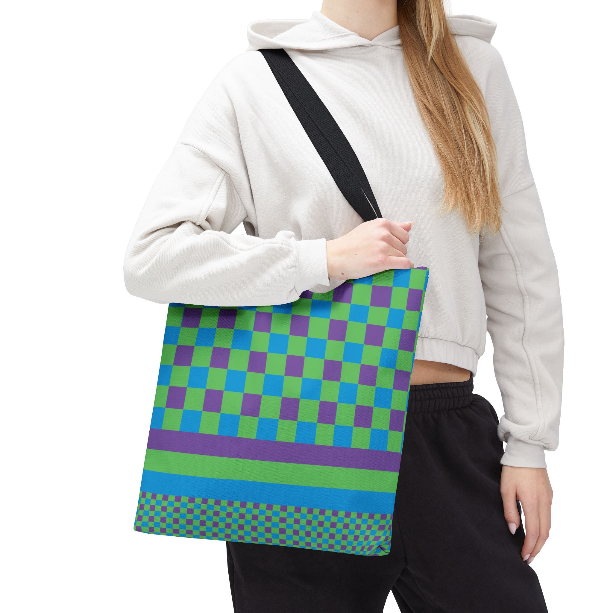 Colorblock Tote Bag