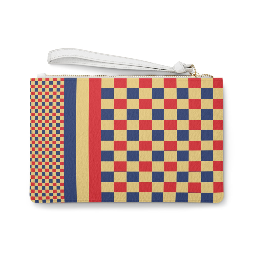 Colorblock Clutch Bag