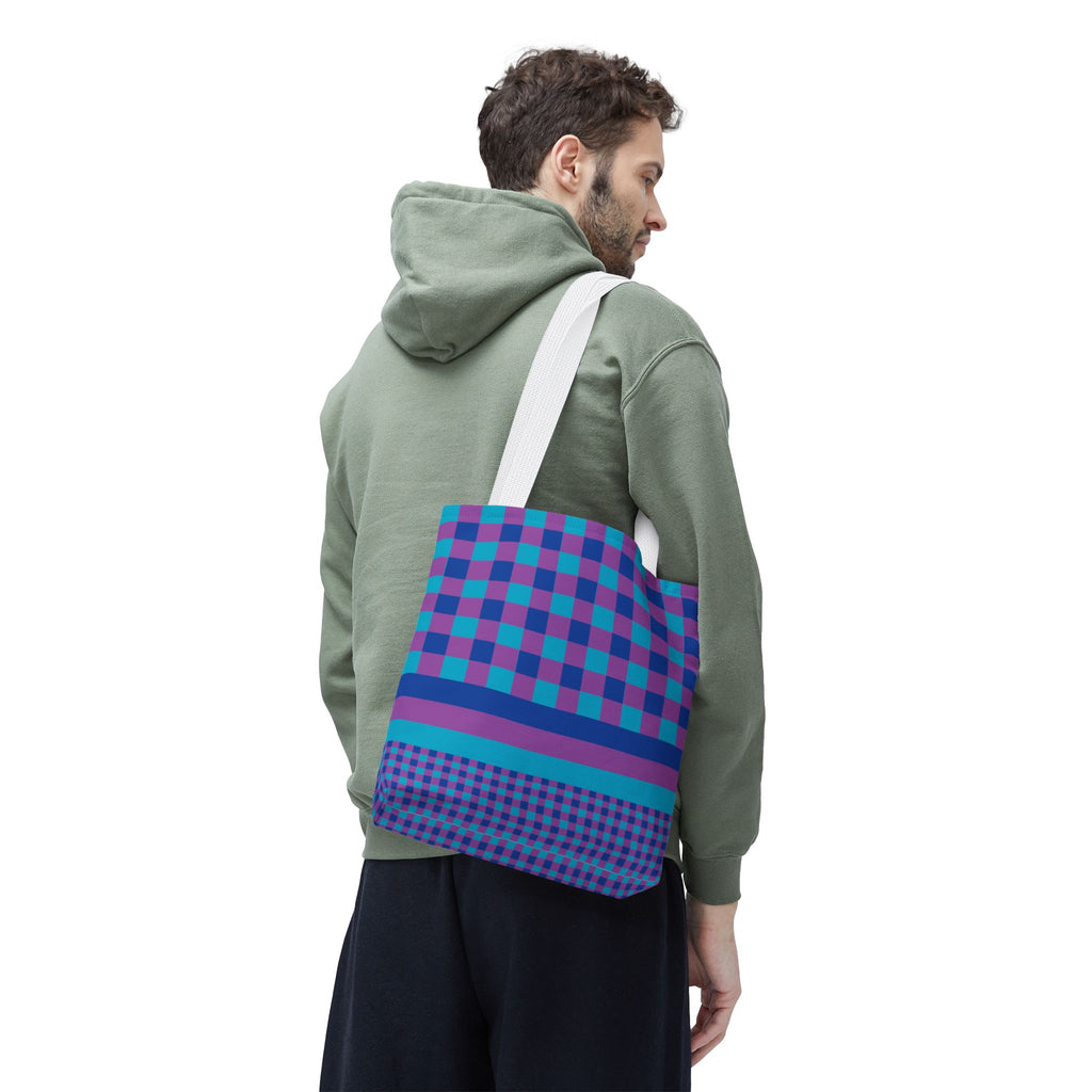 Colorblock Tote Bag