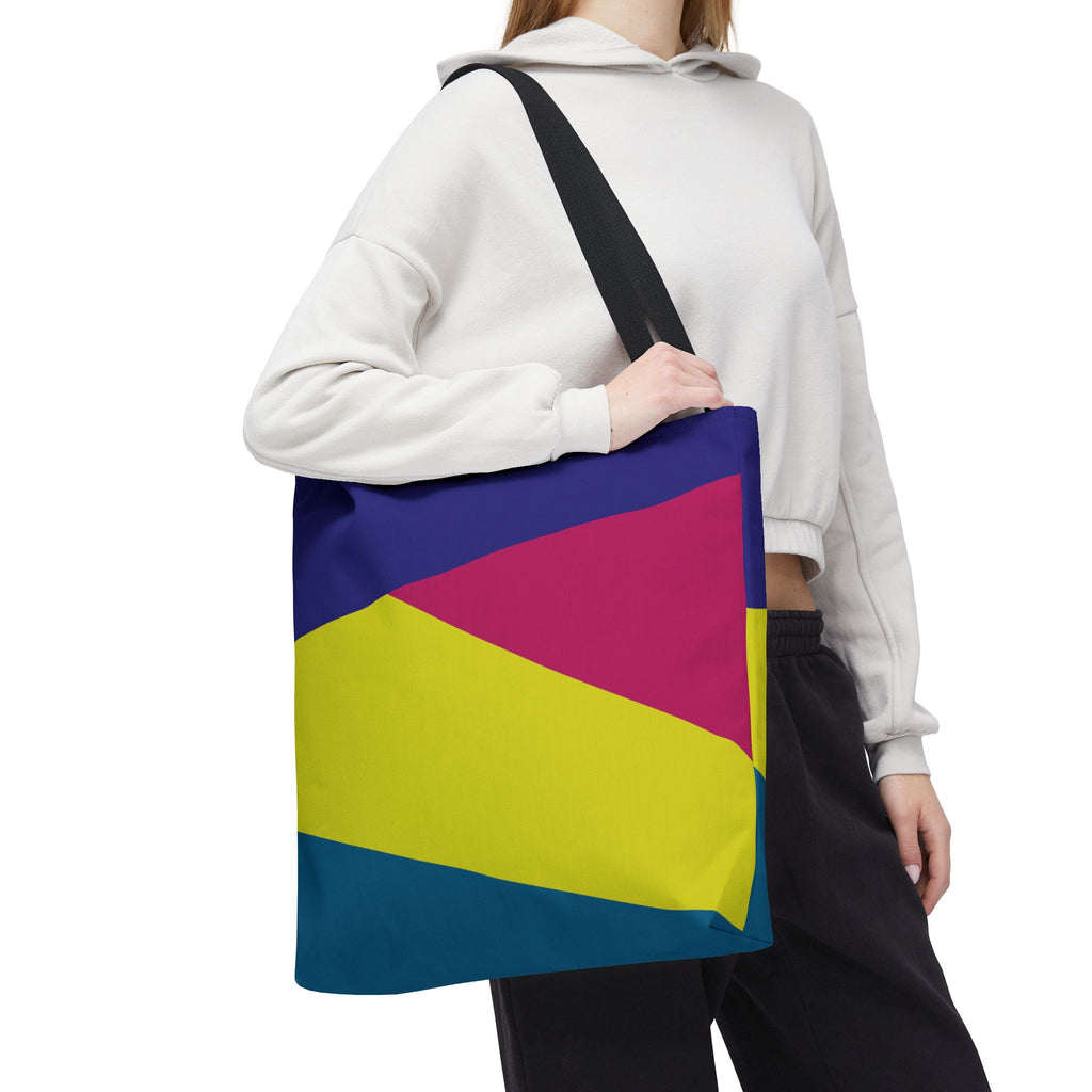 Colorblock Tote Bag