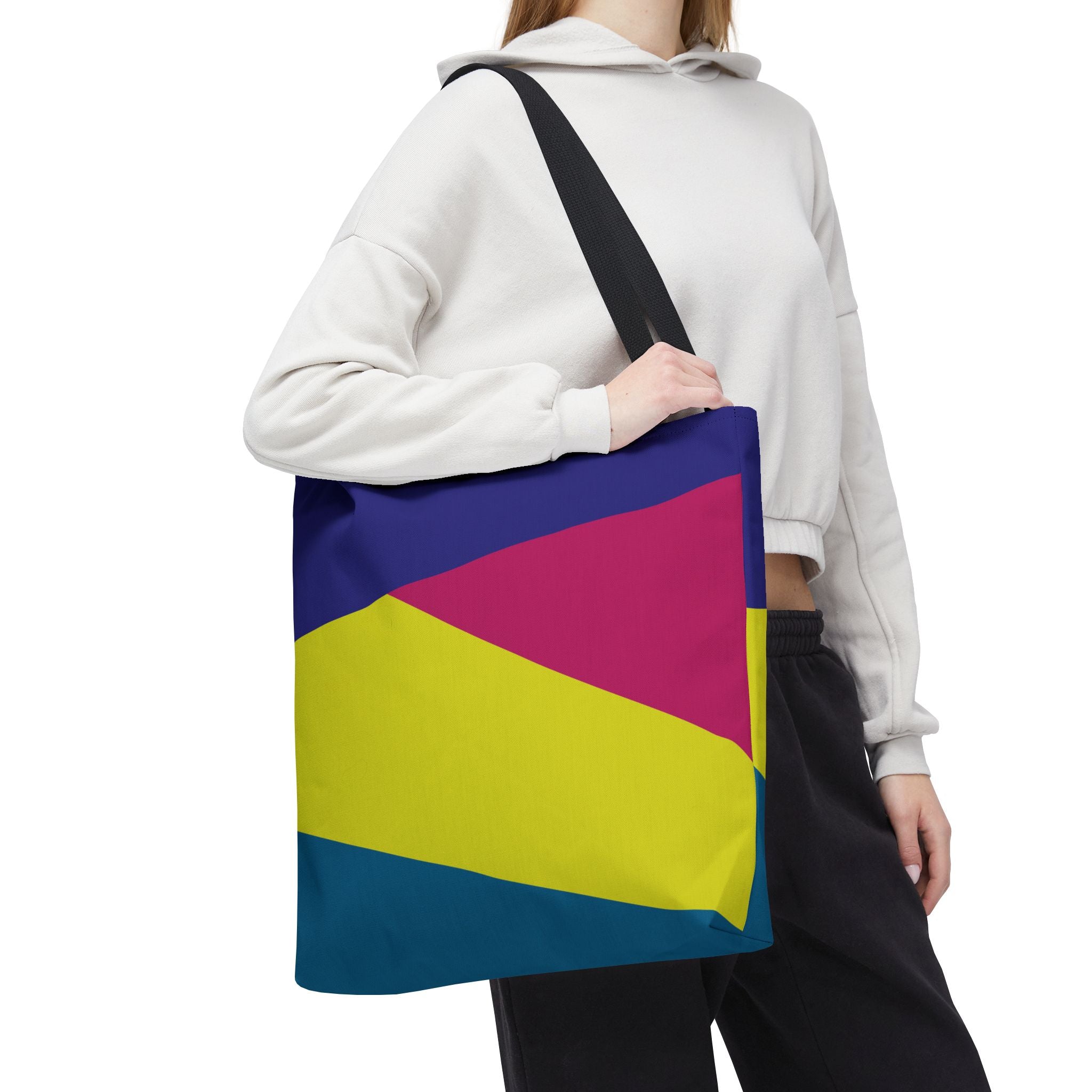 Colorblock Tote Bag