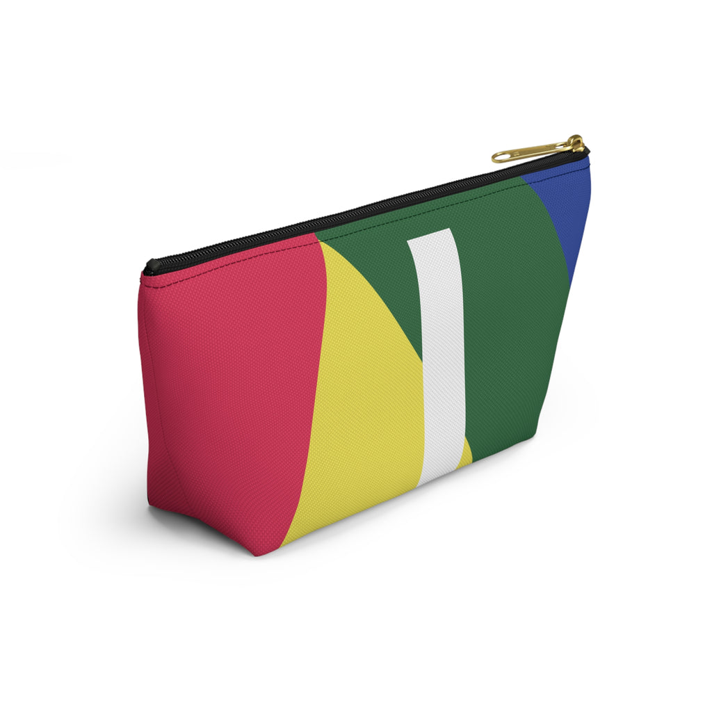 Colorblock Accessory Pouch — Monogram I T-Bottom Cosmetic Bag