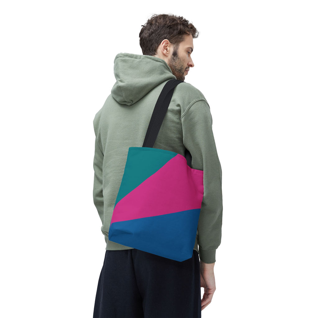 Colorblock Tote Bag