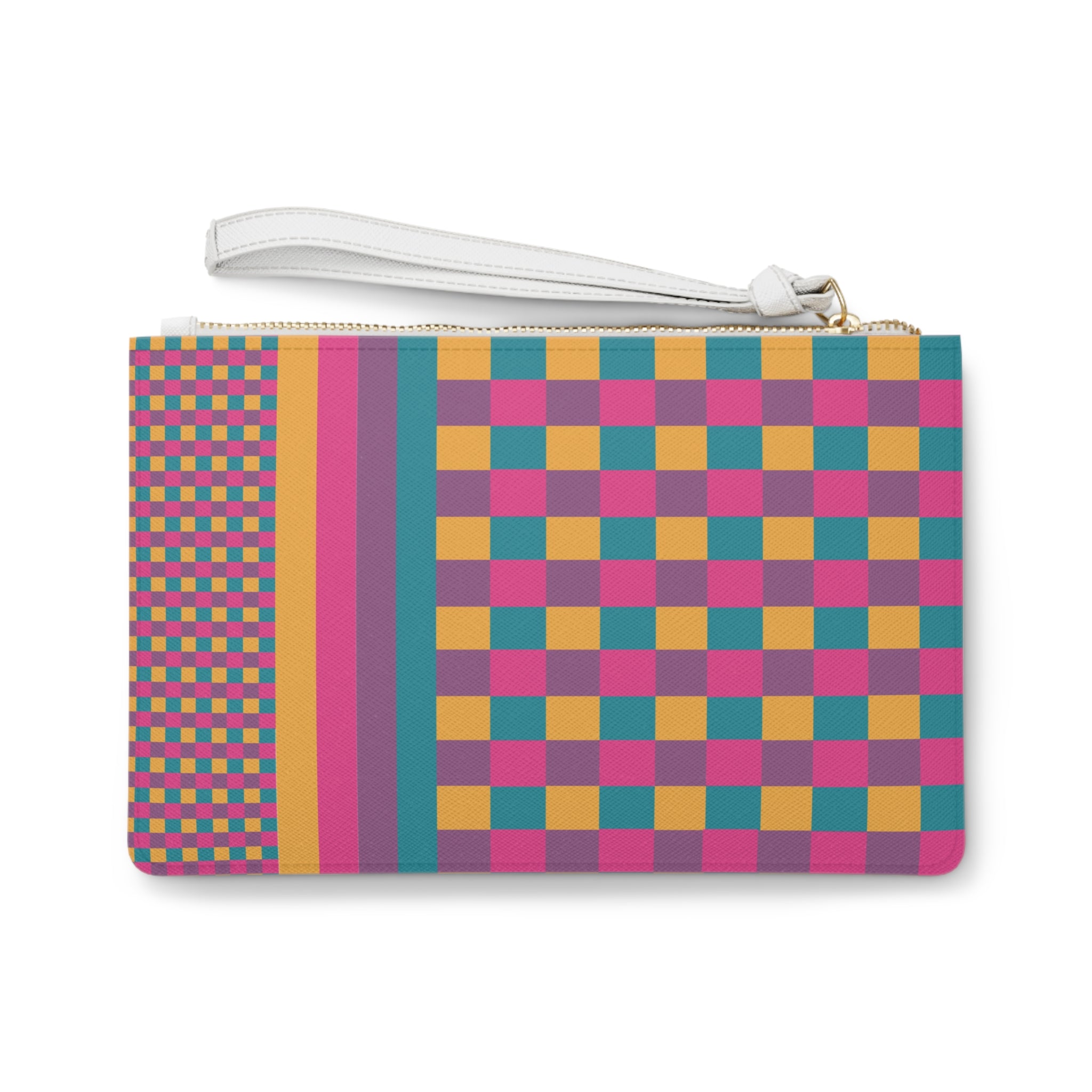 Colorblock Clutch Bag