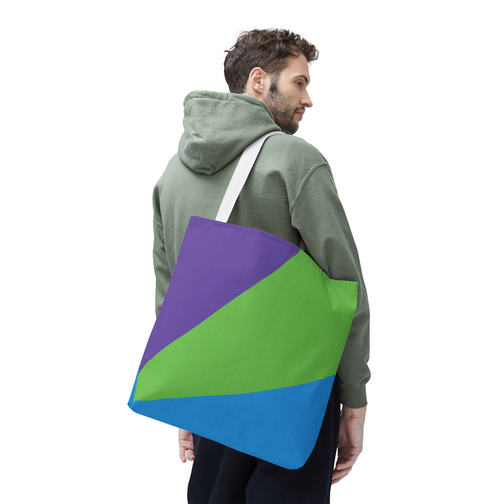 Colorblock Tote Bag