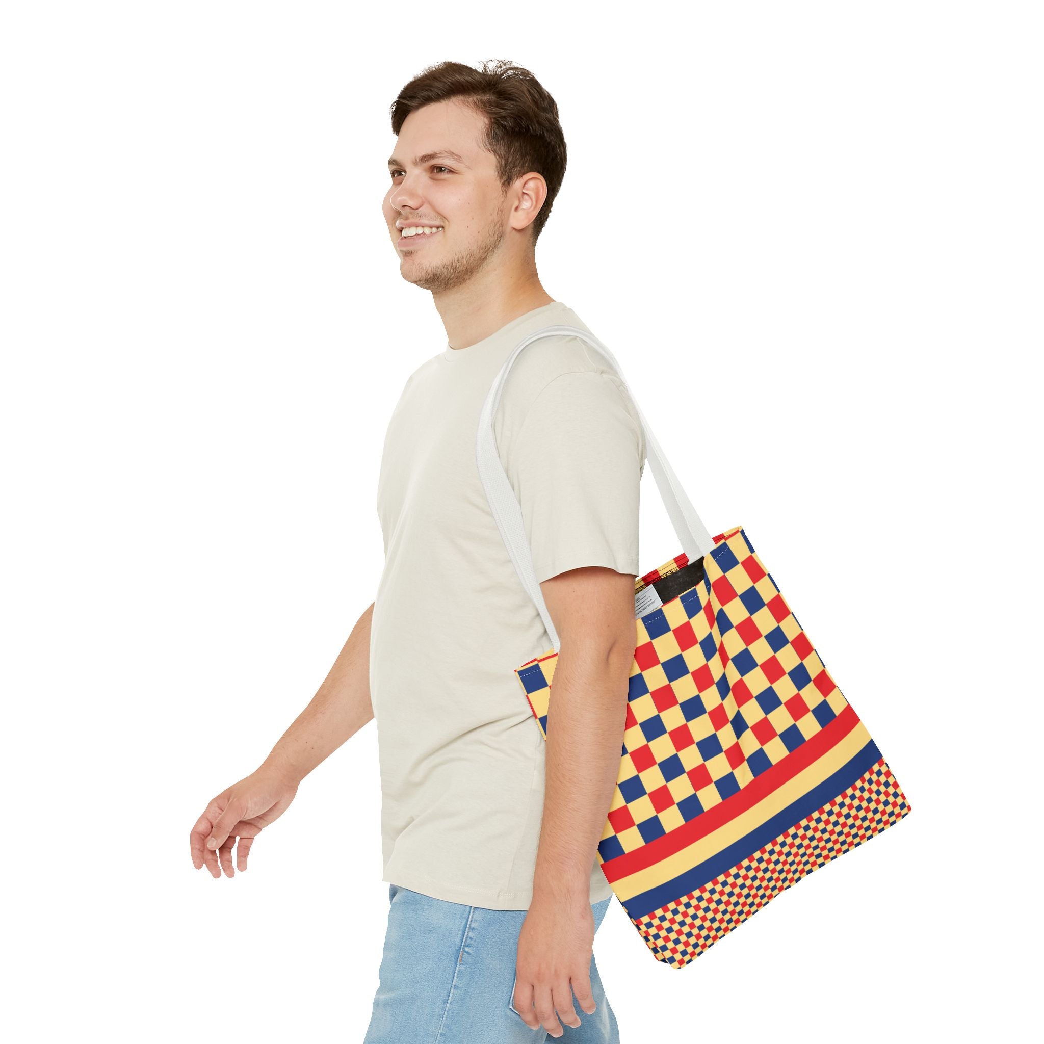 Colorblock Tote Bag