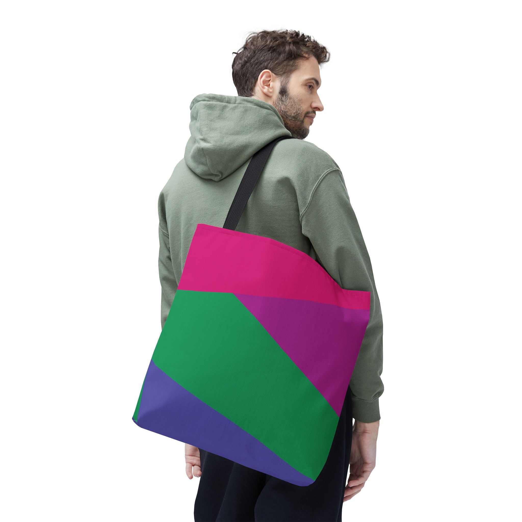 Colorblock Tote Bag