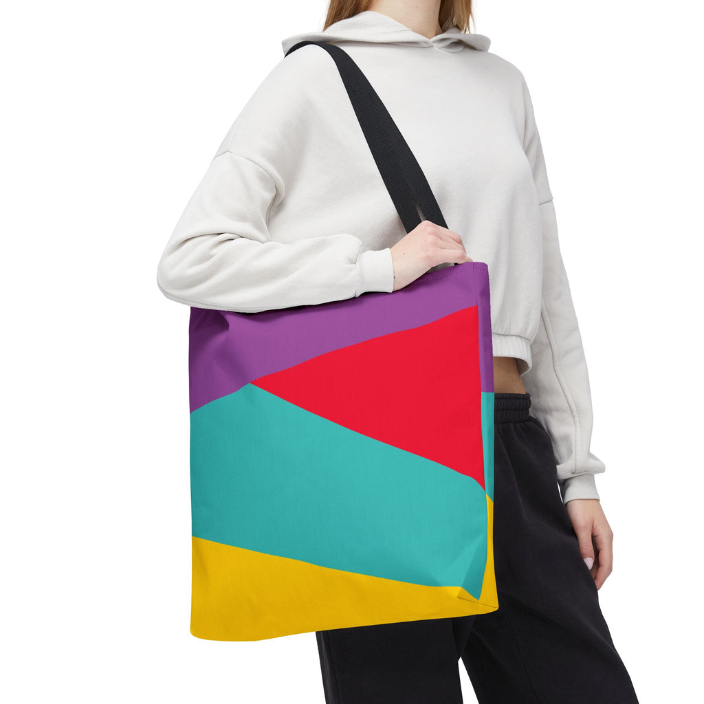Colorblock Tote Bag