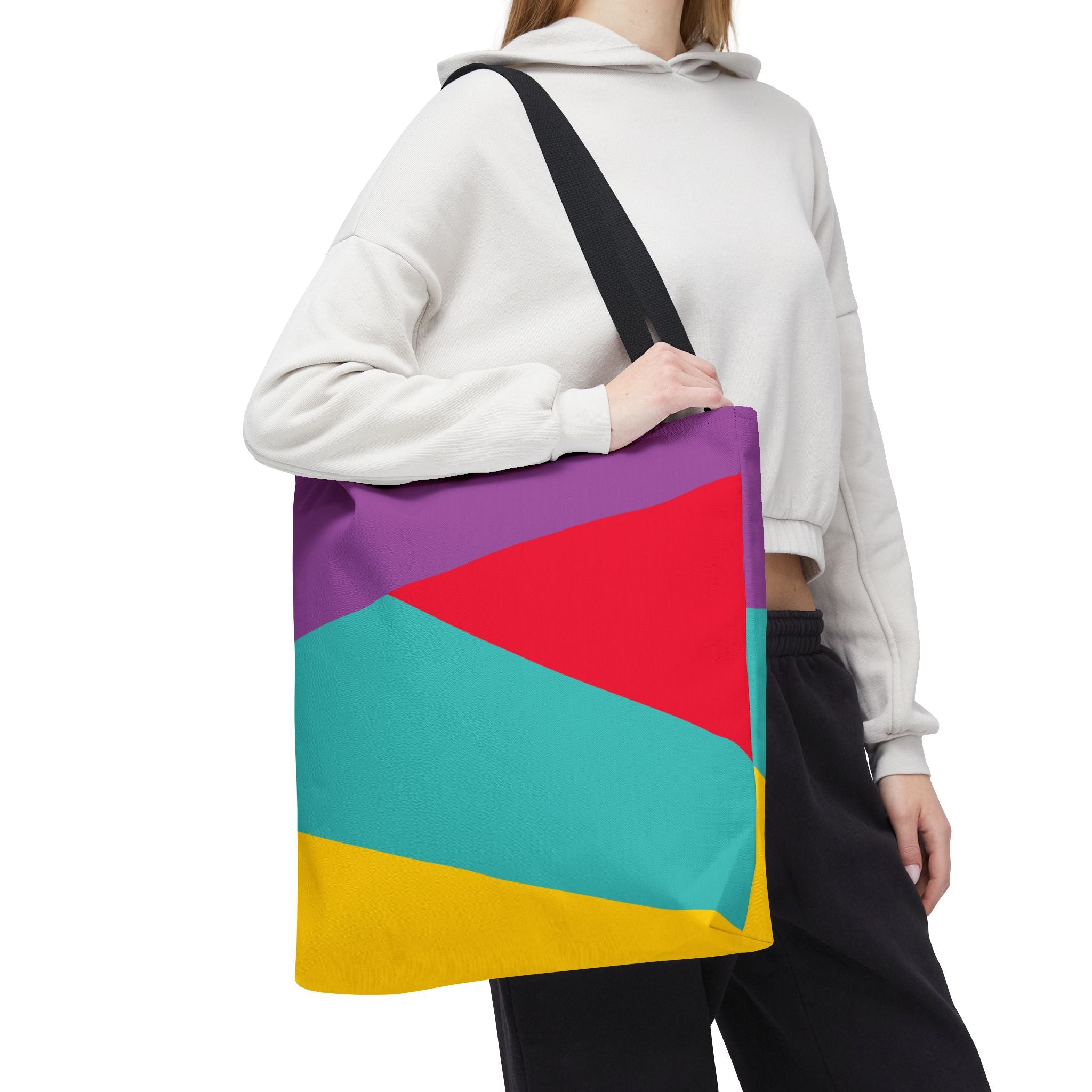 Colorblock Tote Bag