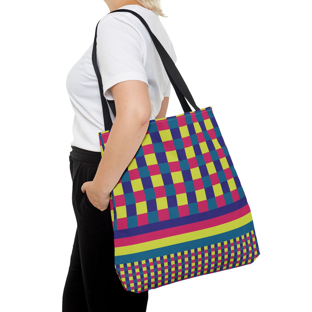 Colorblock Tote Bag
