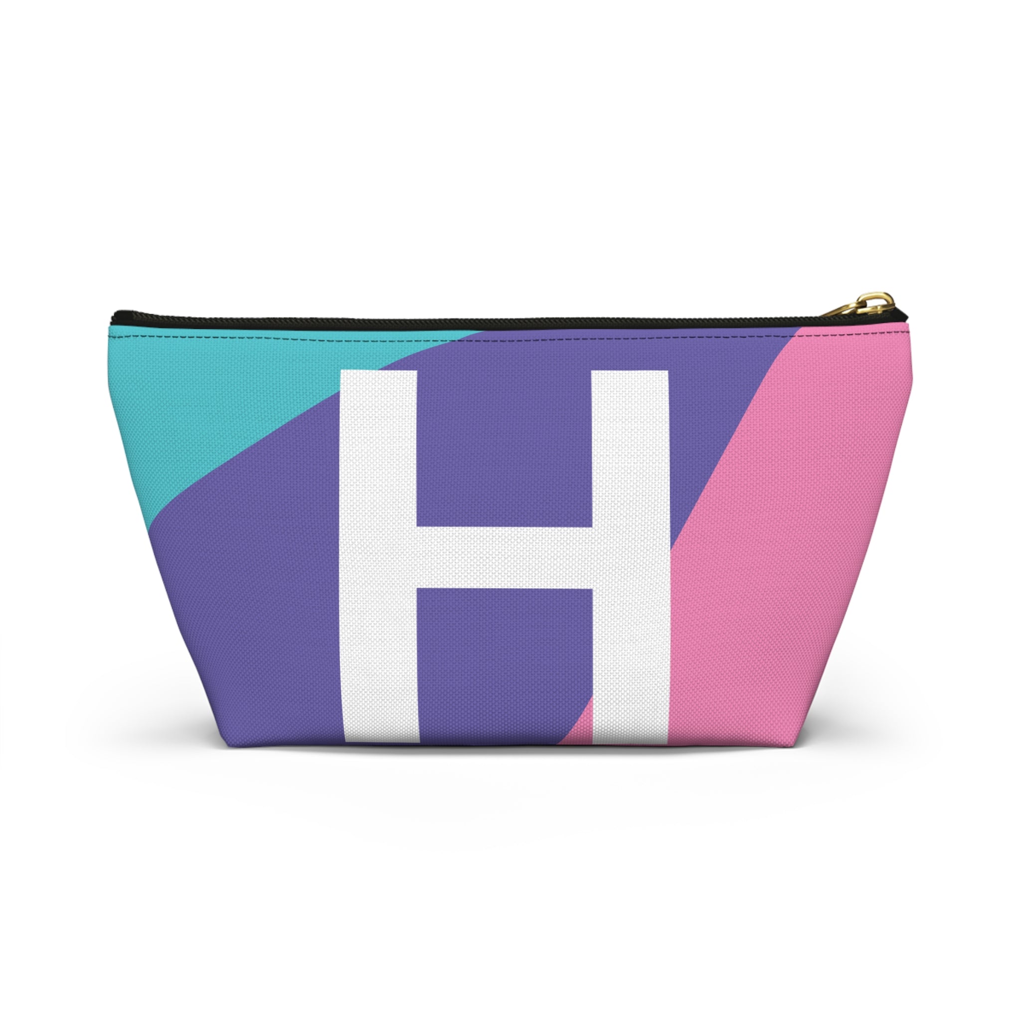 Colorblock Accessory Pouch — Monogram H T-Bottom Cosmetic Bag