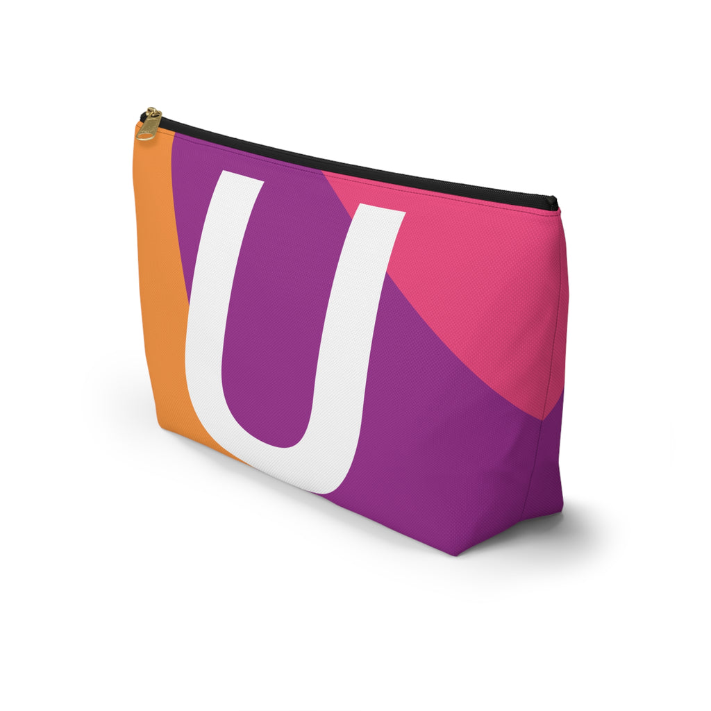 Colorblock Accessory Pouch — Monogram U T-Bottom Cosmetic Bag