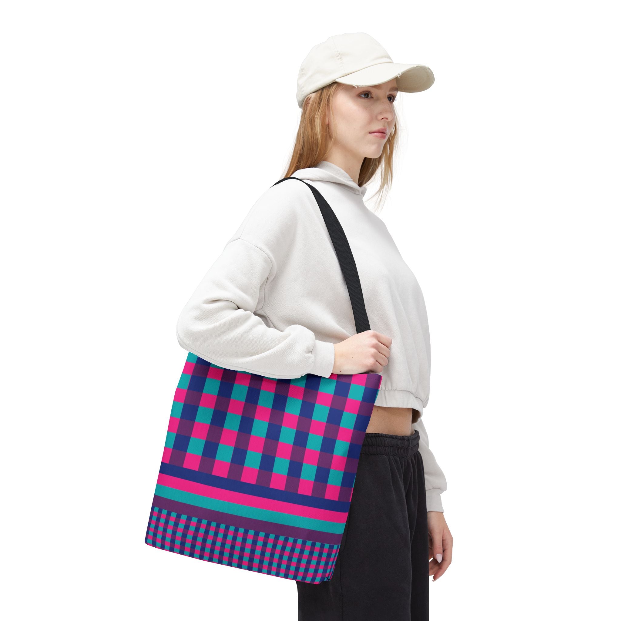 Colorblock Tote Bag