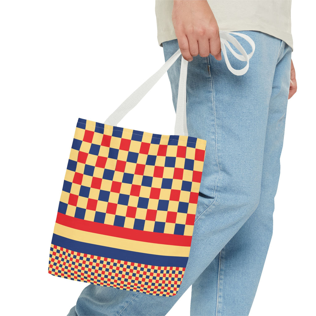 Colorblock Tote Bag