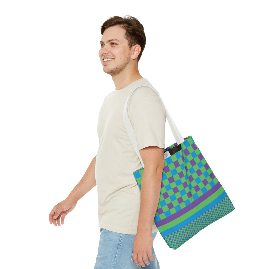 Colorblock Tote Bag