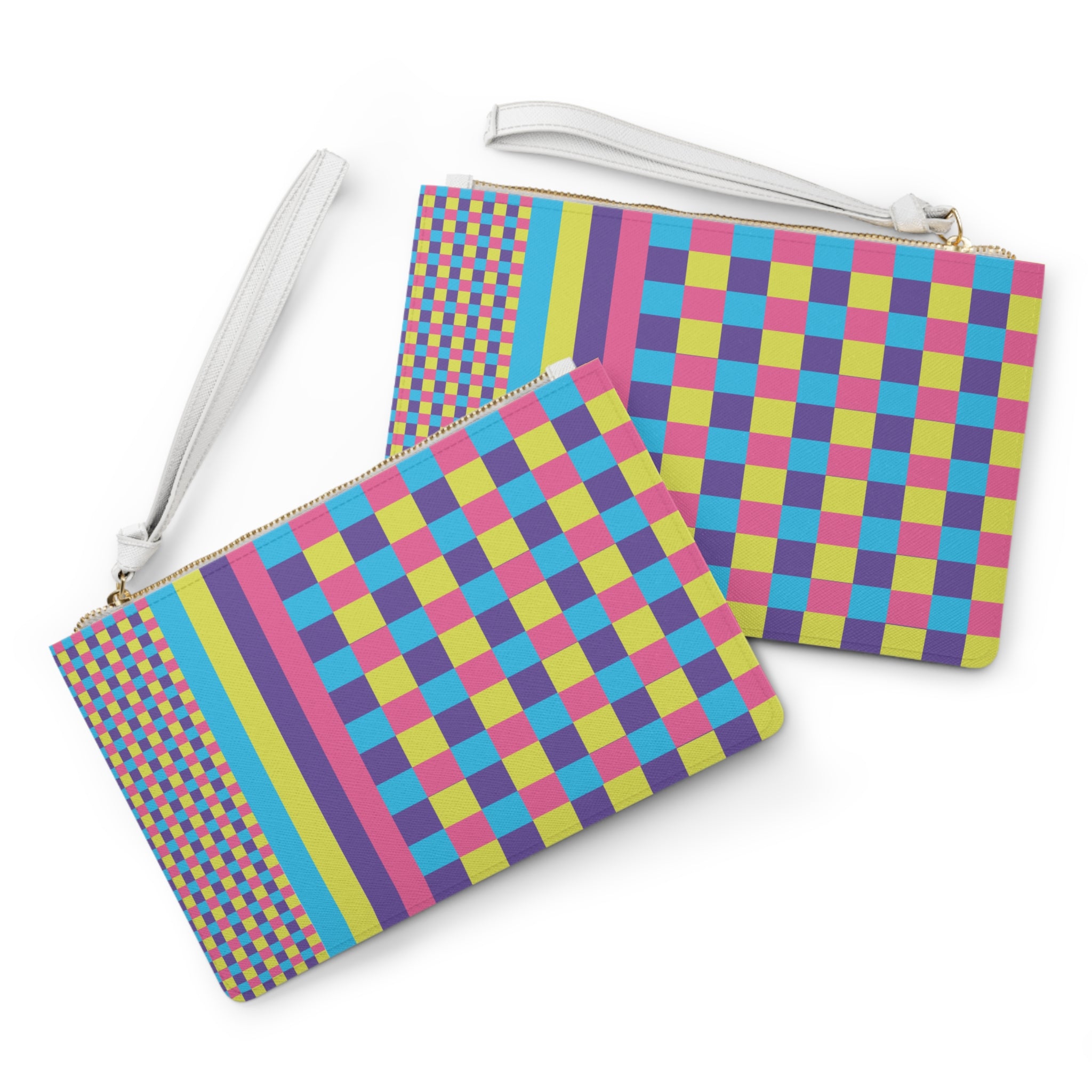 Colorblock Clutch Bag