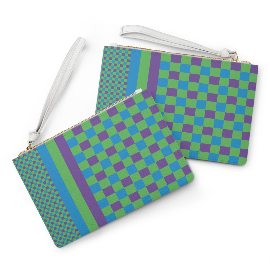 Colorblock Clutch Bag