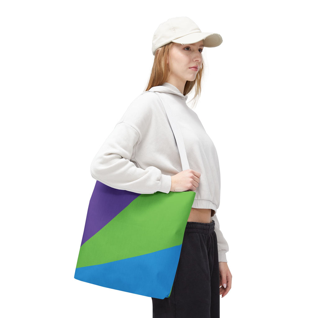 Colorblock Tote Bag