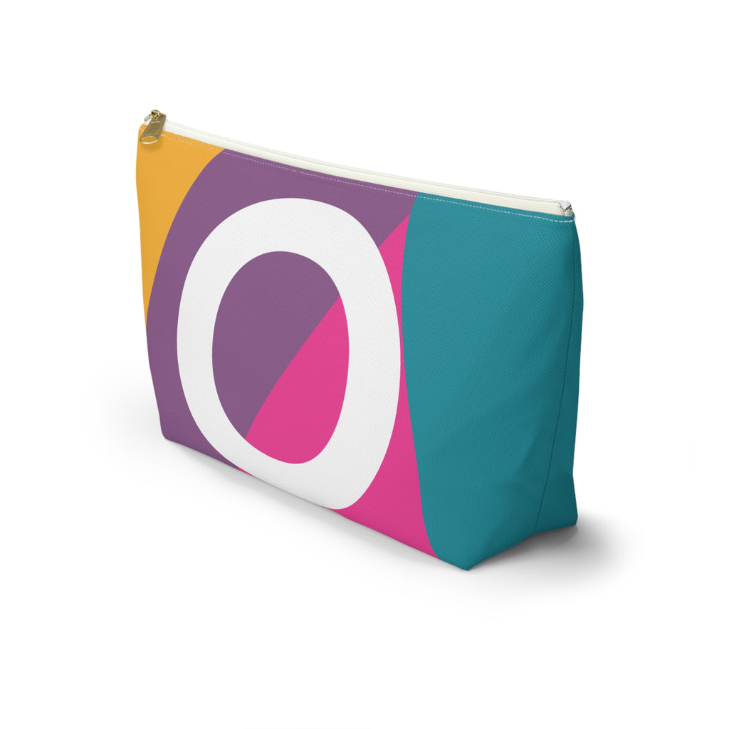 Colorblock Accessory Pouch — Monogram O T-Bottom Cosmetic Bag