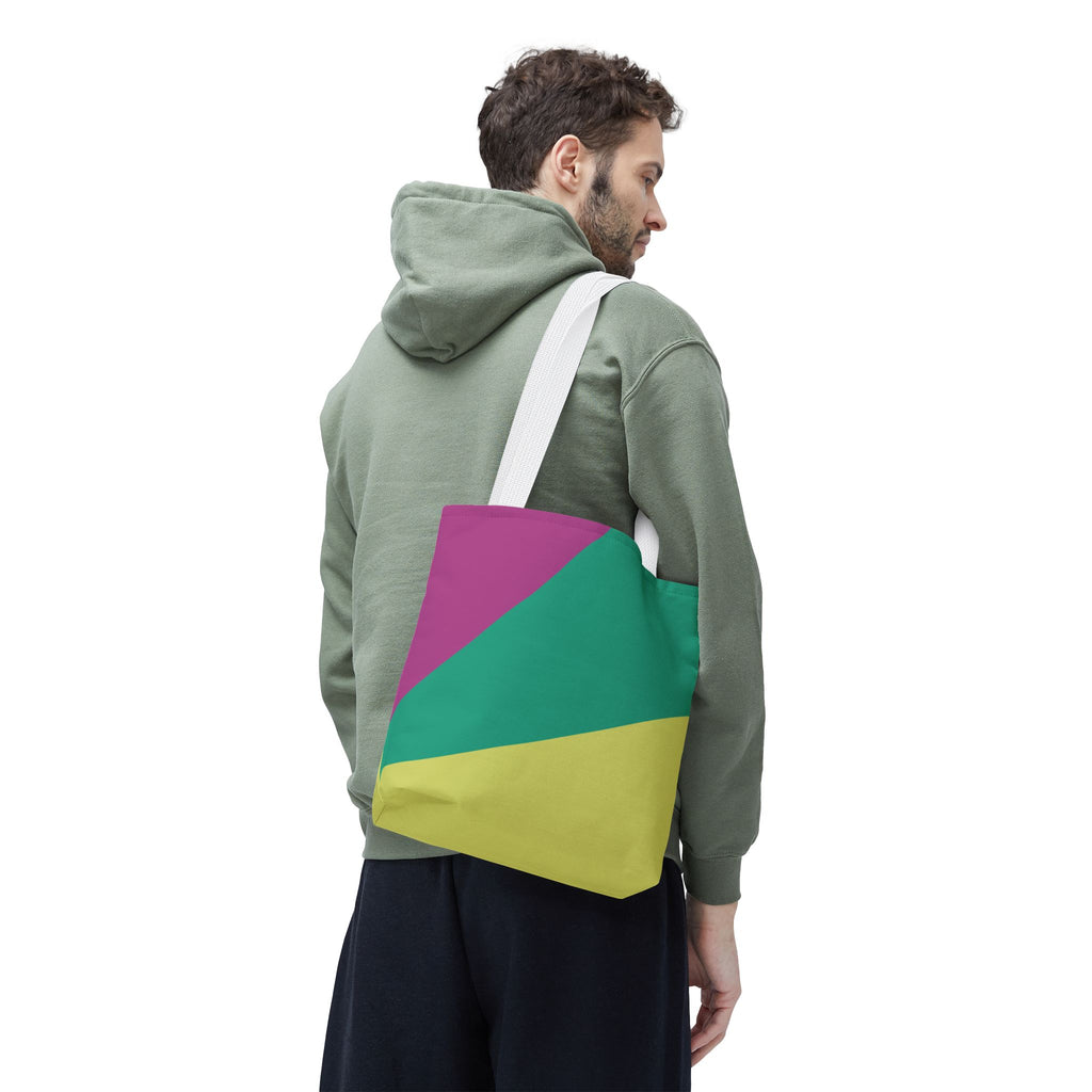 Colorblock Tote Bag