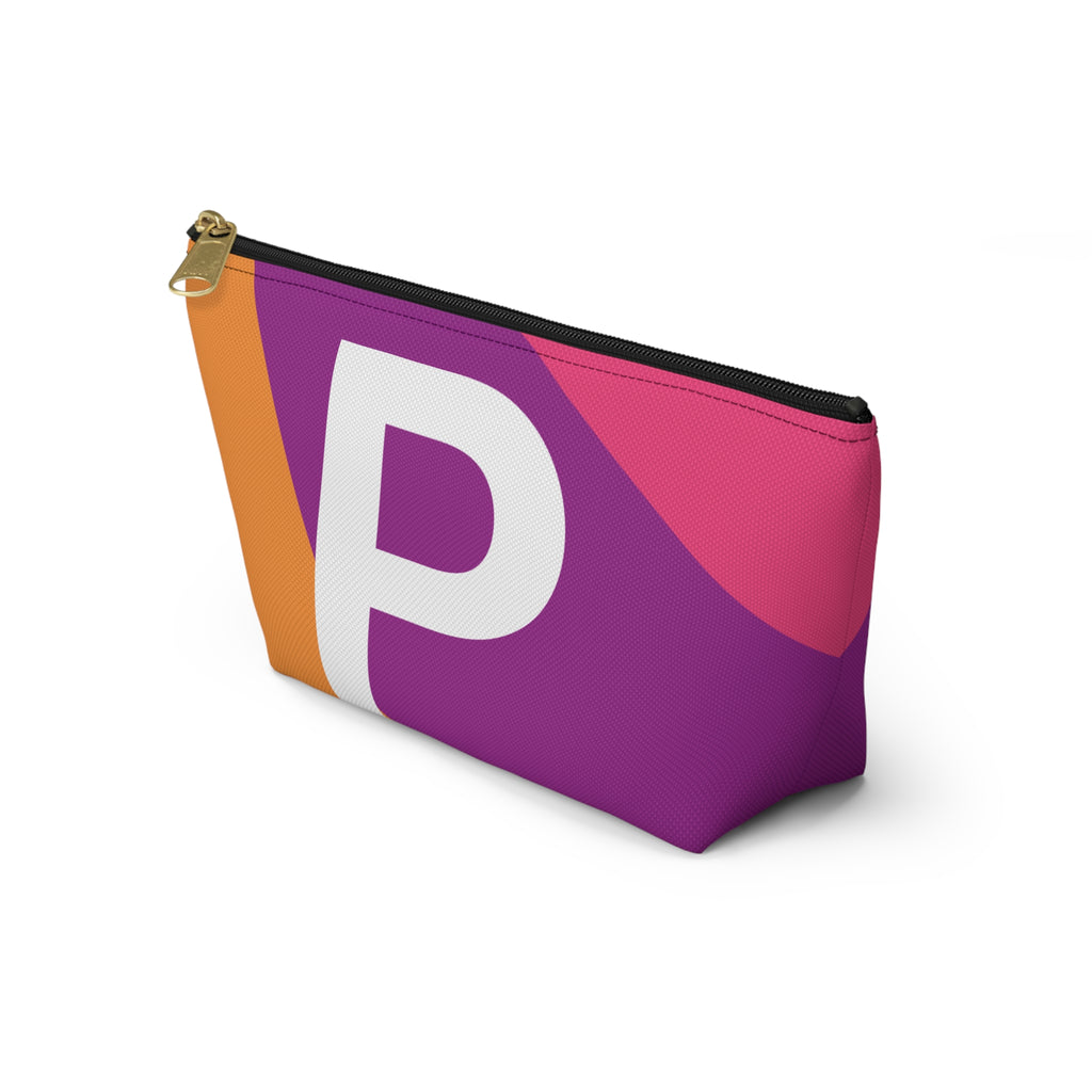 Colorblock Accessory Pouch — Monogram P T-Bottom Cosmetic Bag