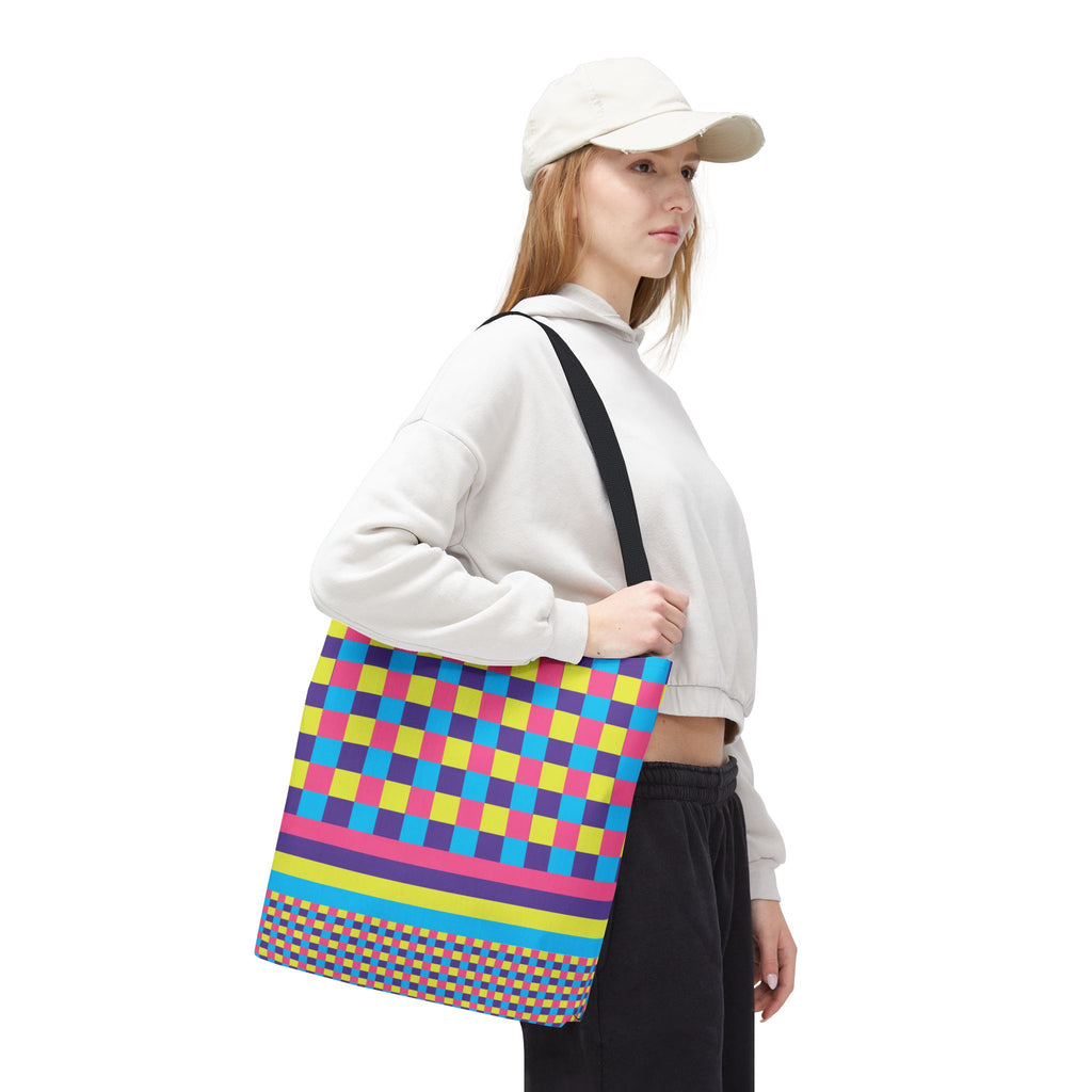 Colorblock Tote Bag