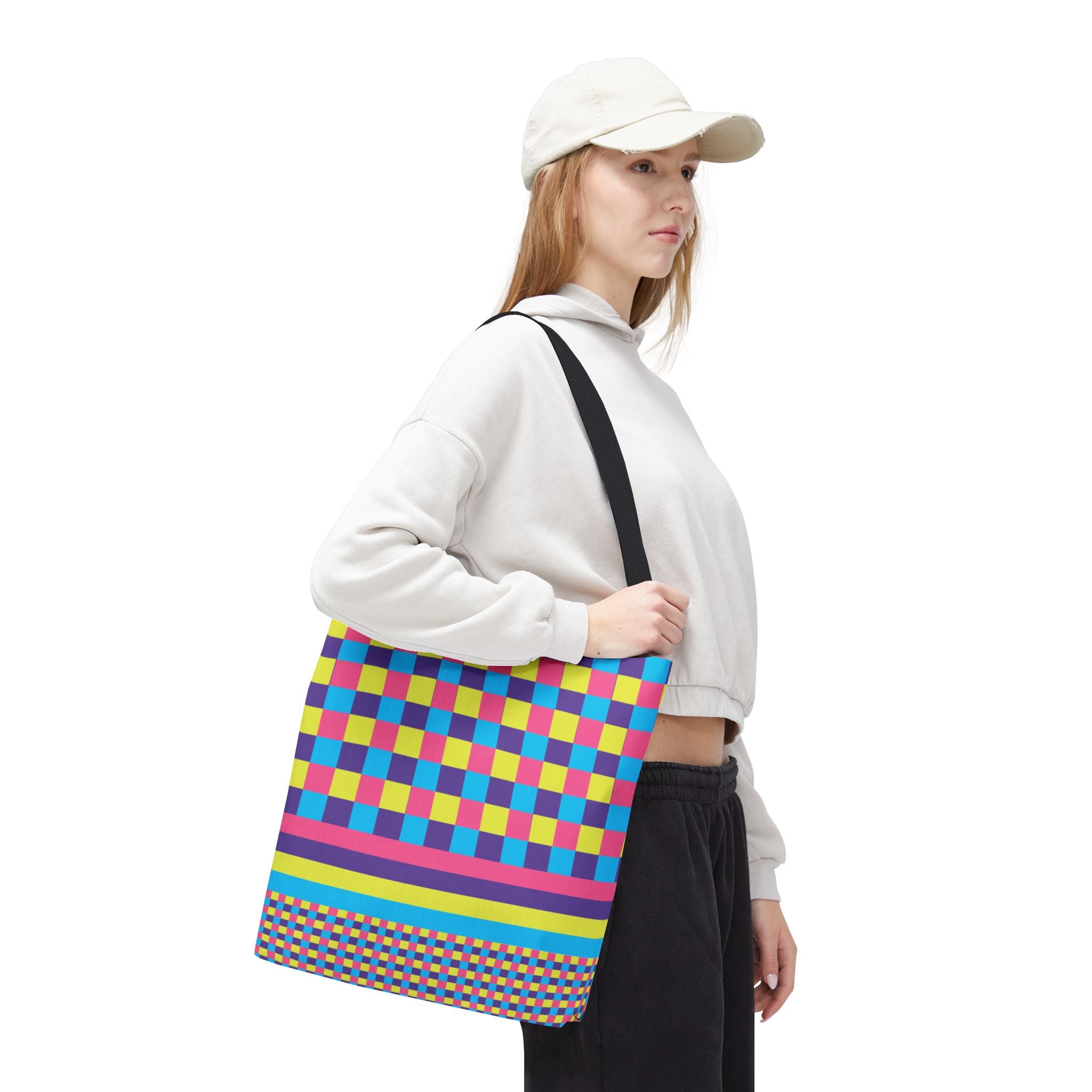 Colorblock Tote Bag