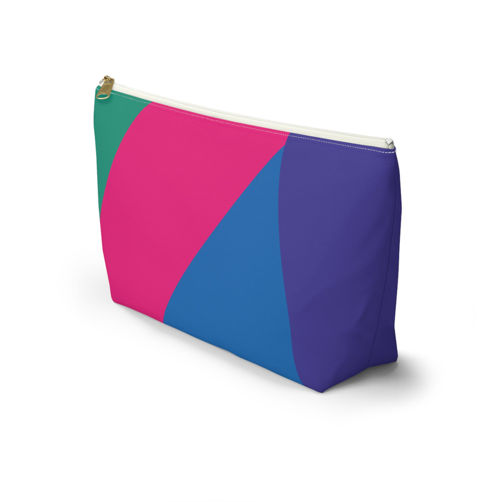 Colorblock Accessory Pouch