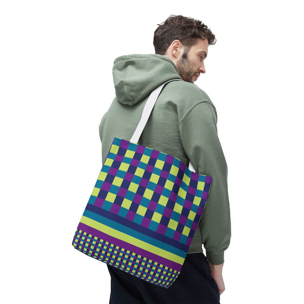 Colorblock Tote Bag